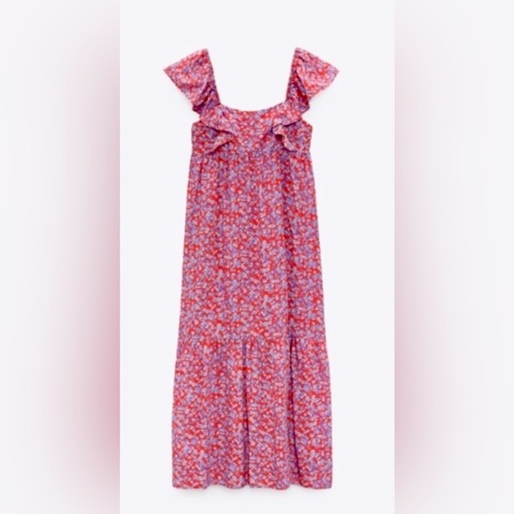 Zara Dresses & Skirts - Zara Red and White Smocked Sundress